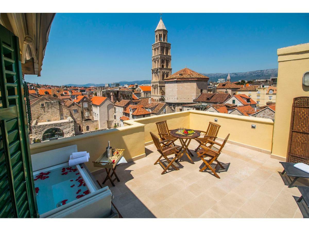 Diocletian Apartment Terazza Grande Spalato Esterno foto