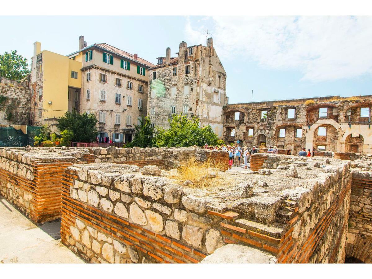 Diocletian Apartment Terazza Grande Spalato Esterno foto
