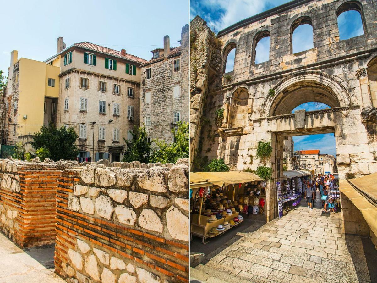 Diocletian Apartment Terazza Grande Spalato Esterno foto
